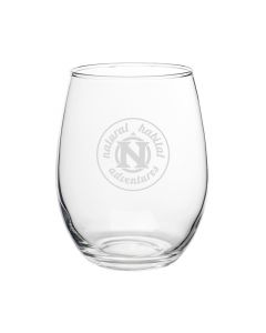 Nat Hab Etched Wine Glass Set (6)